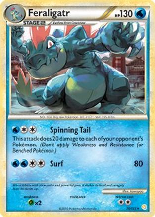 [PKM] Feraligatr (20/123) (Theme Deck Exclusive) [HeartGold & SoulSilver: Base Set]