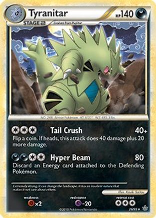 [PKM] Tyranitar (26/95) (Theme Deck Exclusive) [HeartGold & SoulSilver: Unleashed]