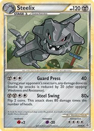 [PKM-R] Steelix (24/95) (Theme Deck Exclusive) [HeartGold & SoulSilver: Unleashed]