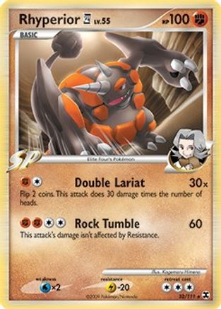 [PKM-R] Rhyperior (32/111) (Theme Deck Exclusive) [Platinum: Rising Rivals]
