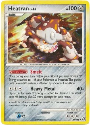 [PKM] Heatran (30/146) (Theme Deck Exclusive) [Diamond & Pearl: Legends Awakened]