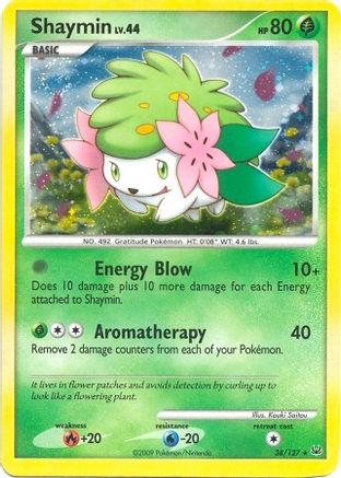 [PKM-R] Shaymin (38/127) (Theme Deck Exclusive) [Platinum: Base Set]