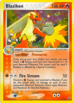 [PKM] Blaziken (3/109) (Cosmos Holo) [EX: Battle Stadium]