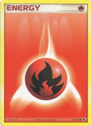 [PKM BE] Fire Energy (108/109) [EX: Battle Stadium]