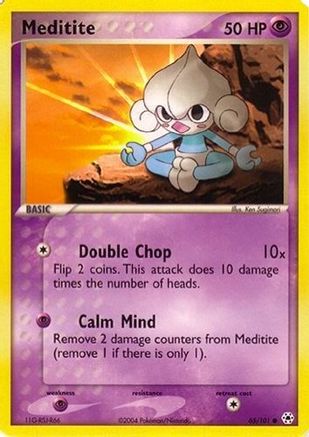 [PKM] Meditite (65/101) [EX: Battle Stadium]