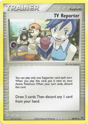 [PKM] TV Reporter (88/97) [EX: Battle Stadium]