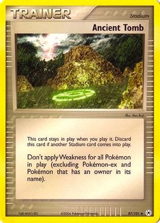 [PKM] Ancient Tomb (87/101) [EX: Battle Stadium]