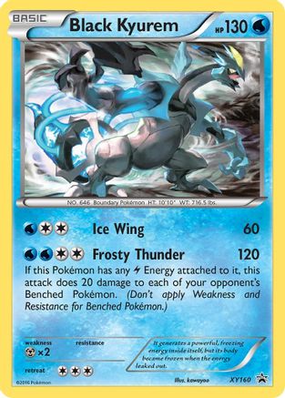 [PKM] Black Kyurem (XY160) [XY: Black Star Promos]