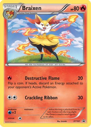 [PKM] Braixen (XY161) [XY: Black Star Promos]
