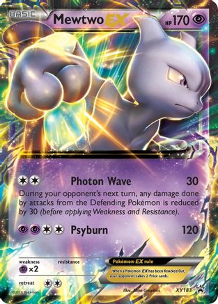 [PKM-R] Mewtwo EX (XY183) [XY: Black Star Promos]