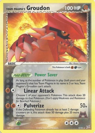 [PKM-R] Team Magma's Groudon (9/95) (Theme Deck Exclusive) [EX: Team Magma vs Team Aqua]