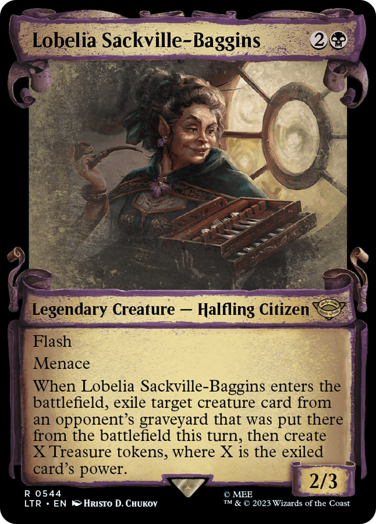 {R} Lobelia Sackville-Baggins [The Lord of the Rings: Tales of Middle-Earth Showcase Scrolls][LTR 544]