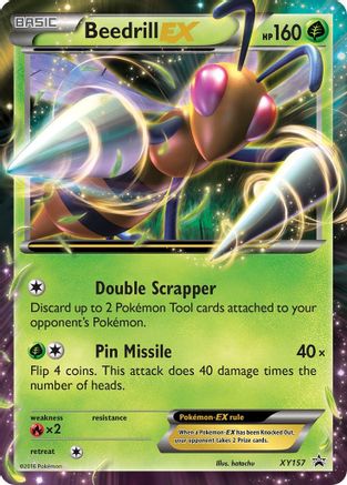 [PKM-R] Beedrill EX (XY157) [XY: Black Star Promos]