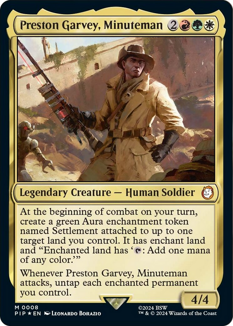 {R} Preston Garvey, Minuteman [Fallout][PIP 008]