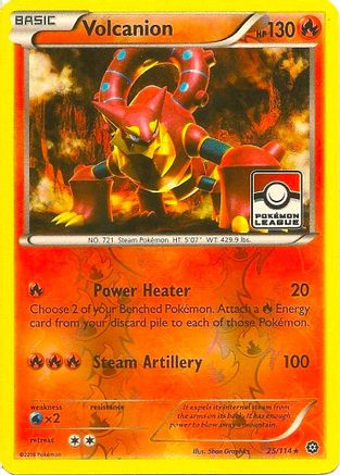 [PKM] Volcanion (25/114) (League Promo) [XY: Steam Siege]