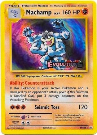 [PKM-R] Machamp (59/108) (XY Evolutions Prerelease) [XY: Black Star Promos]