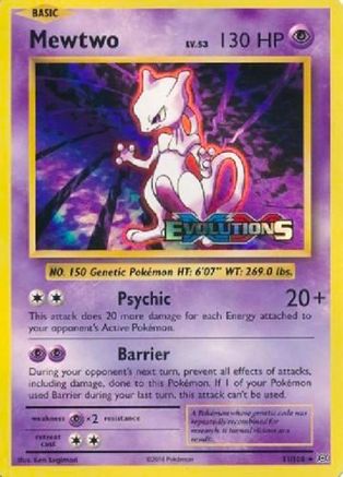 [PKM-R] Mewtwo (51/108) (XY Evolutions Prerelease) [XY: Black Star Promos]