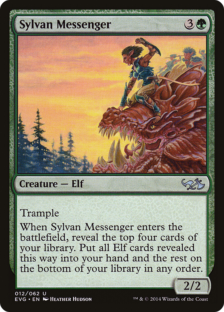 {C} Sylvan Messenger (Elves vs. Goblins) [Duel Decks Anthology][EVG 012] - Misty Mountain Games