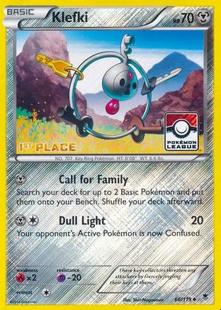[PKM] Klefki (66/119) (League Promo 1st Place) [XY: Phantom Forces]