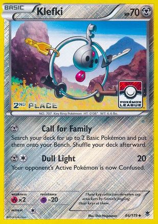 [PKM] Klefki (66/119) (League Promo 2nd Place) [XY: Phantom Forces]