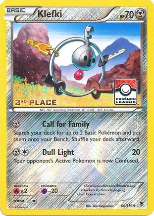 [PKM] Klefki (66/119) (League Promo 3rd Place) [XY: Phantom Forces]