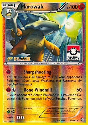 [PKM] Marowak (78/162) (League Promo 1st Place) [XY: BREAKthrough]