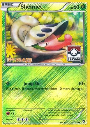 [PKM] Shelmet (8/111) (League Promo 3rd Place) [XY: Furious Fists]