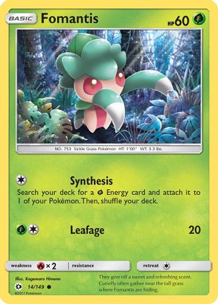 [PKM] Fomantis (14/149) [Sun & Moon: Base Set]