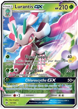 [PKM] Lurantis GX (15/149) [Sun & Moon: Base Set]