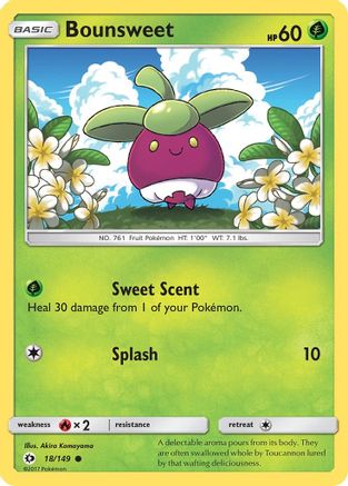 [PKM] Bounsweet (18/149) [Sun & Moon: Base Set]