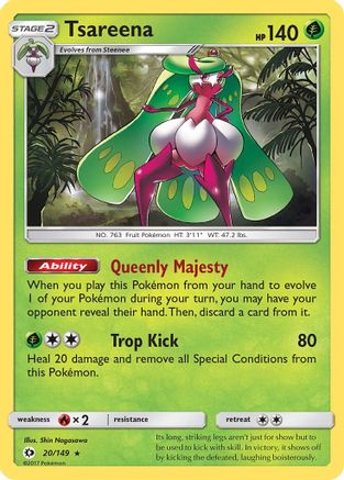 [PKM] Tsareena (20/149) [Sun & Moon: Base Set]