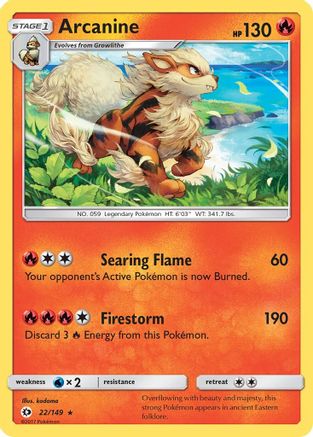 [PKM] Arcanine (22/149) [Sun & Moon: Base Set]