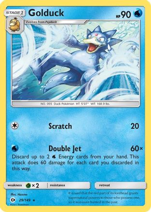 [PKM] Golduck (29/149) [Sun & Moon: Base Set]