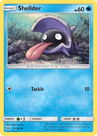 [PKM] Shellder (33/149) [Sun & Moon: Base Set]