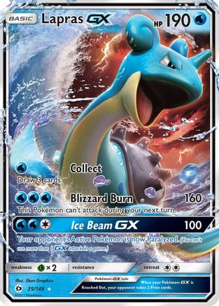 [PKM] Lapras GX (35/149) [Sun & Moon: Base Set]
