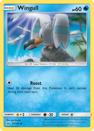 [PKM] Wingull (37/149) [Sun & Moon: Base Set]