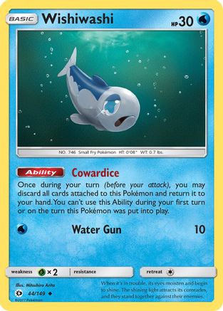 [PKM] Wishiwashi (44/149) [Sun & Moon: Base Set]