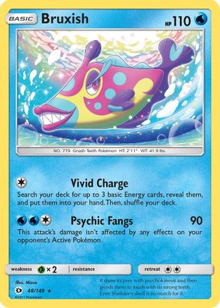 [PKM] Bruxish (48/149) [Sun & Moon: Base Set]
