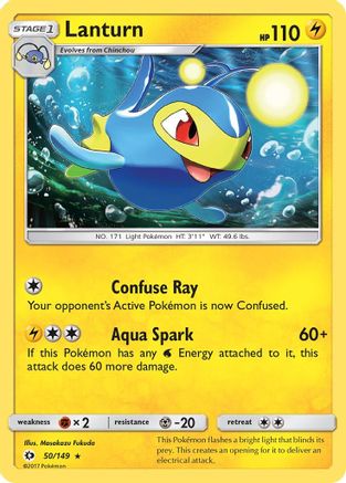 [PKM] Lanturn (50/149) [Sun & Moon: Base Set]
