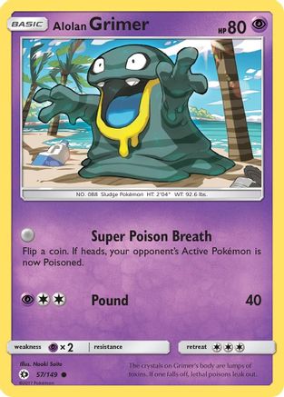 [PKM] Alolan Grimer (57/149) [Sun & Moon: Base Set]