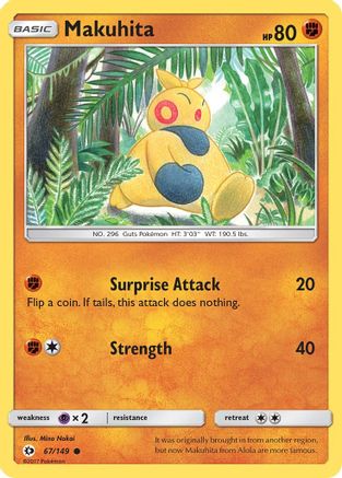 [PKM] Makuhita (67/149) [Sun & Moon: Base Set]