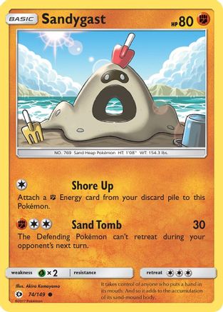 [PKM] Sandygast (74/149) [Sun & Moon: Base Set]