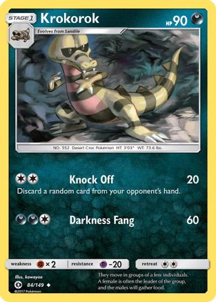 [PKM] Krokorok (84/149) [Sun & Moon: Base Set]