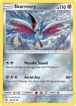 [PKM] Skarmory (88/149) [Sun & Moon: Base Set]