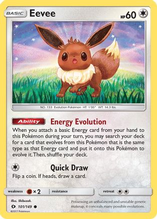 [PKM-C] Eevee (101/149) [Sun & Moon: Base Set]