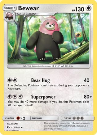 [PKM] Bewear (112/149) [Sun & Moon: Base Set]