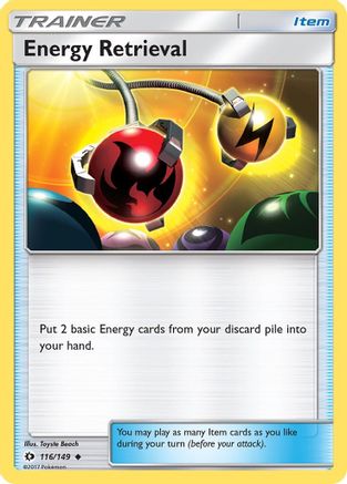 [TR] Energy Retrieval (116/149) [Sun & Moon: Base Set]
