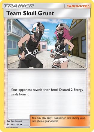 [PKM] Team Skull Grunt (133/149) [Sun & Moon: Base Set]