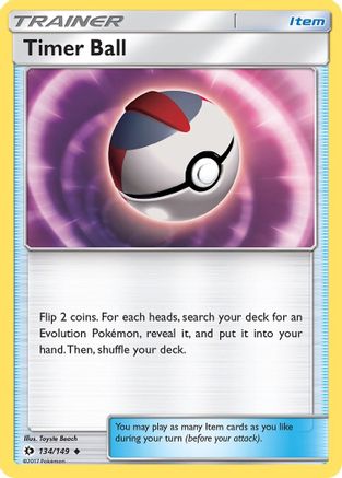 [TR] Timer Ball (134/149) [Sun & Moon: Base Set]