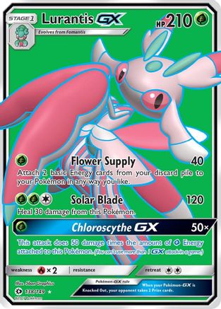 [PKM] Lurantis GX (138/149) [Sun & Moon: Base Set]